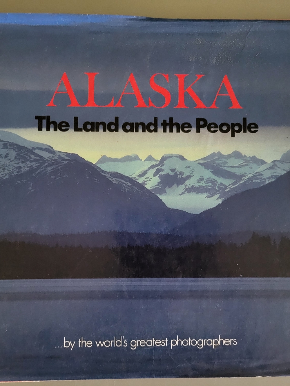 The Land and the People - Blue Hardcover Photography Book